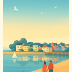Poster Baie de Somme — Le Crotoy