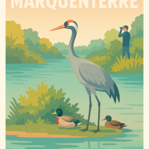 Poster Baie de Somme — Parc du Marquenterre