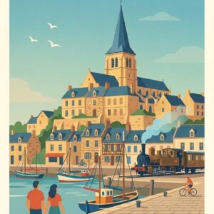 Poster Baie de Somme — Saint-Valéry-sur-Somme